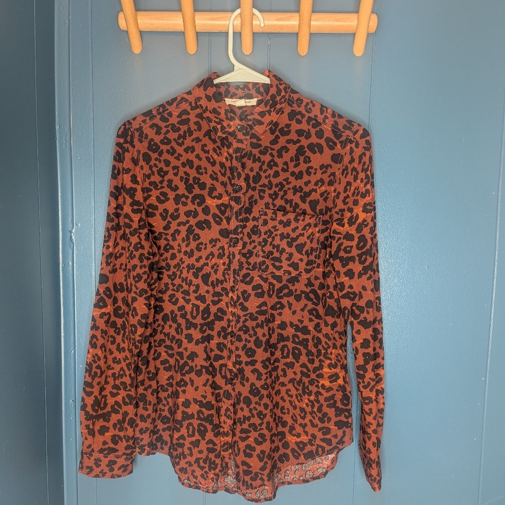 Leopard Print Women's Top